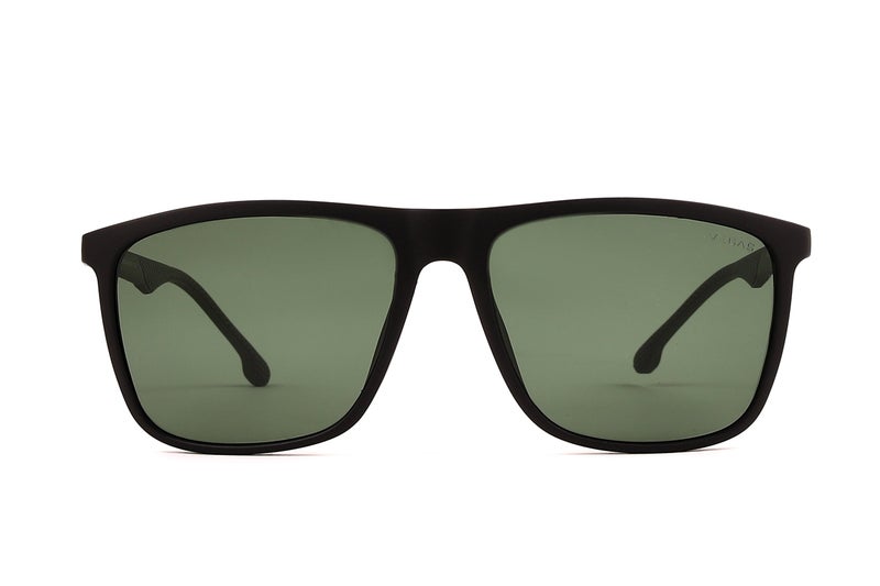 VEGAS Full Rim Rectangular Men Dark Green  Sunglasses V2100 C3 - Image 1